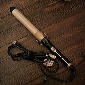 Anjou Ceramic 1.25inch Curling Iron Model AJ-HC006 86w Pink/Black